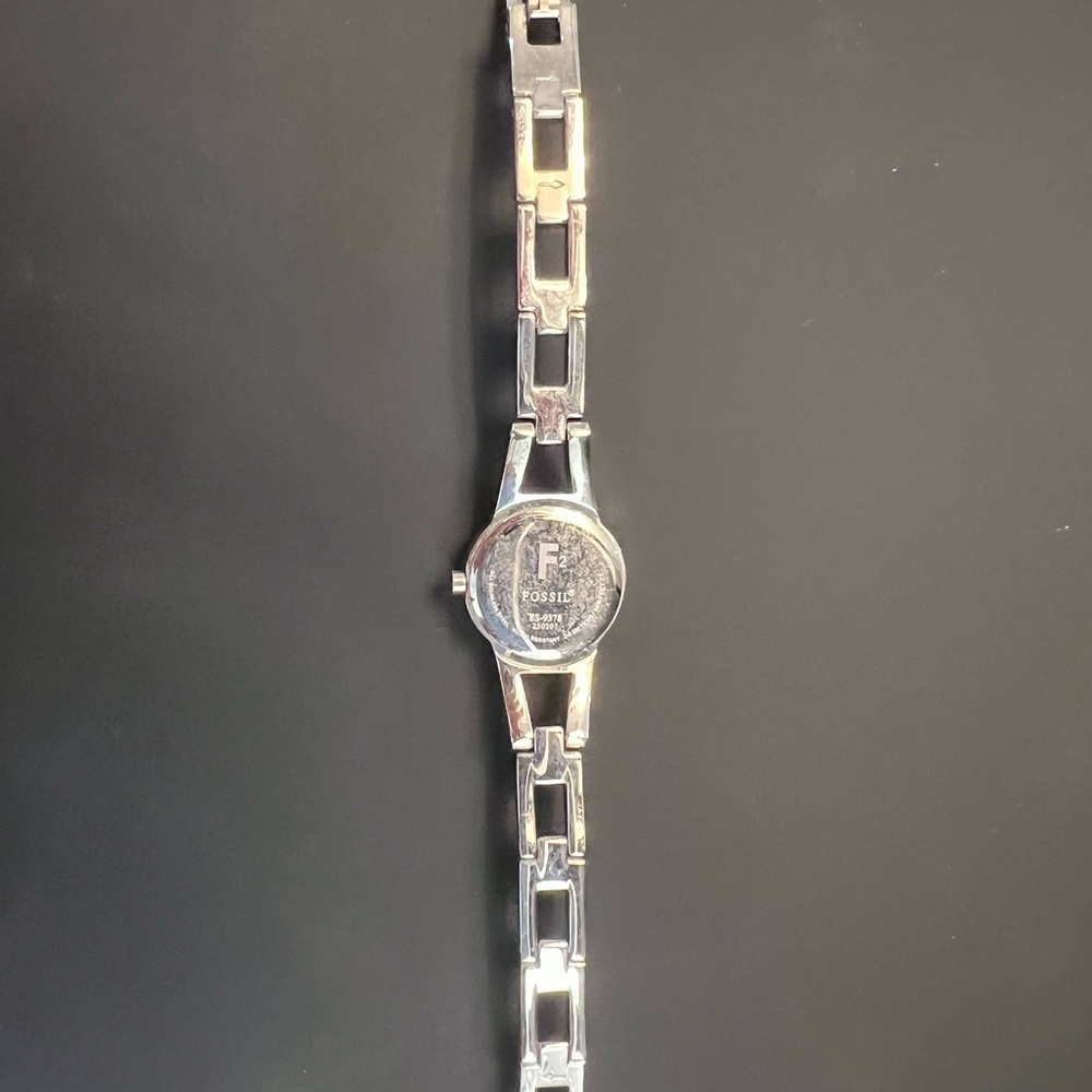 Fossil silver ladies watch